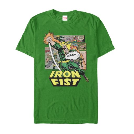 Men’s Marvel Iron Fist Comic Book Page T-Shirt