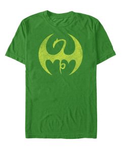 Men’s Marvel Iron Fist Distressed Dragon Logo T-Shirt