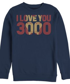 Men’s Marvel Iron Man Forever Love 3000 Sweatshirt