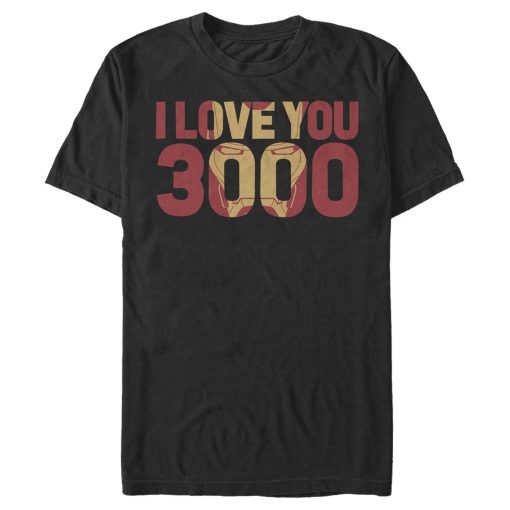 Men’s Marvel Iron Man Forever Love 3000 T-Shirt