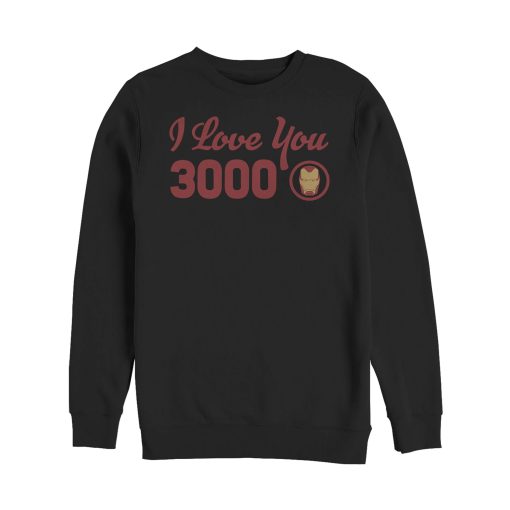 Men’s Marvel Iron Man Love 3000 Forever Sweatshirt