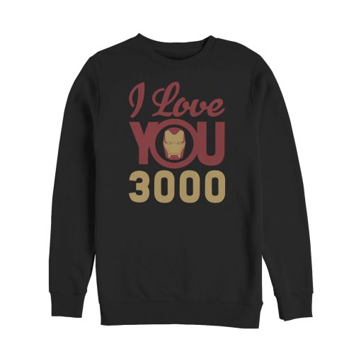 Men’s Marvel Iron Man Love 3000 Sweatshirt