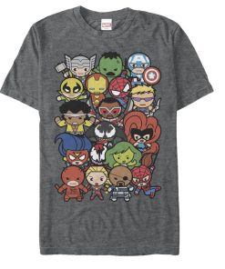 Men’s Marvel Kawaii Hero Shot T-Shirt