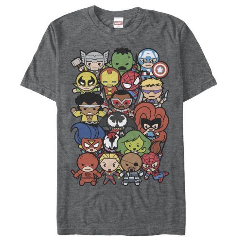 Men’s Marvel Kawaii Hero Shot T-Shirt