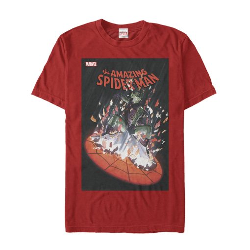 Men’s Marvel Legacy Spider-Man Go Down Swinging T-Shirt