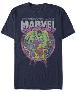 Men’s Marvel Mighty World of Avengers T-Shirt