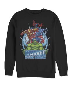 Men’s Marvel Patriotic Heroes Sweatshirt