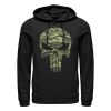 Men’s Marvel Punisher Camo Skull Symbol Pull Over Hoodie