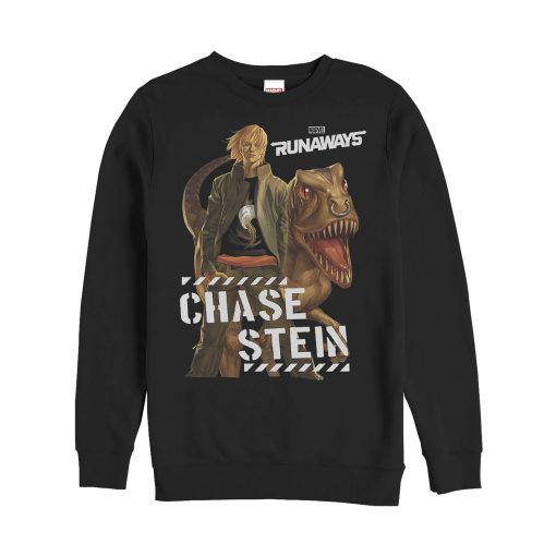 Men’s Marvel Runaways Chase Stein & Dinosaur Sweatshirt