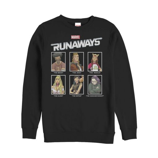 Men’s Marvel Runaways Yearbook Portrait Sweatshirt