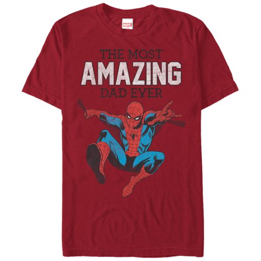 Men’s Marvel Spider-Man Amazing Dad T-Shirt