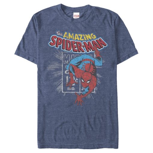 Men’s Marvel Spider-Man Comic Book Cent T-Shirt