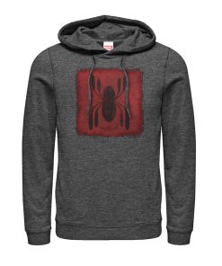 Men’s Marvel Spider-Man Homecoming Logo Patch Pull Over Hoodie