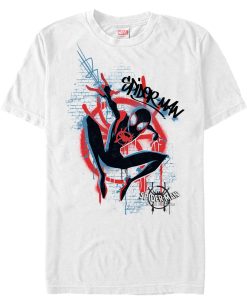 Men’s Marvel Spider-Man Into the Spider-Verse Graffiti T-Shirt