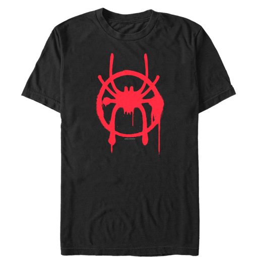 Men’s Marvel Spider-Man Into the Spider-Verse Symbol T-Shirt