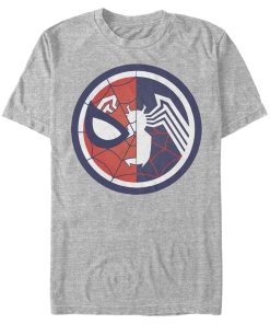Men’s Marvel Spider-Man Venom Split Circle T-Shirt