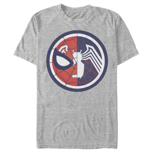 Men’s Marvel Spider-Man Venom Split Circle T-Shirt