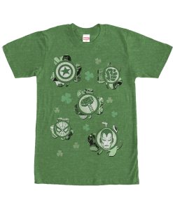 Men’s Marvel St. Patrick’s Day Clover Icon T-Shirt