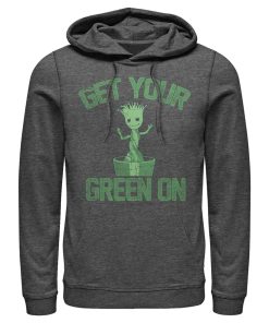 Men’s Marvel St. Patrick’s Day Get Your Groot On Pull Over Hoodie