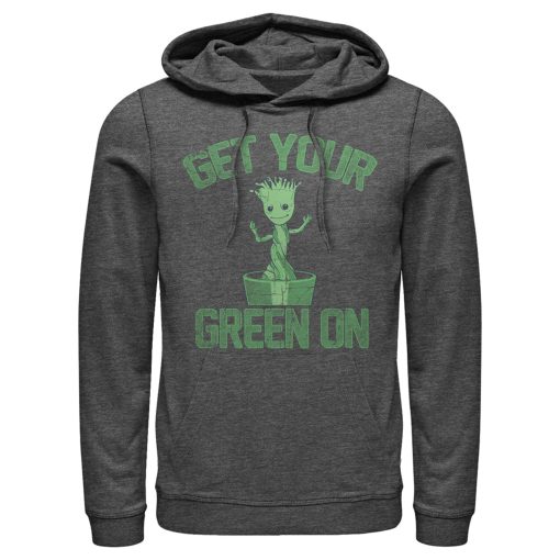 Men’s Marvel St. Patrick’s Day Get Your Groot On Pull Over Hoodie