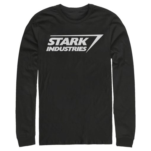 Men’s Marvel Stark Industries Iron Man Logo Long Sleeve Shirt