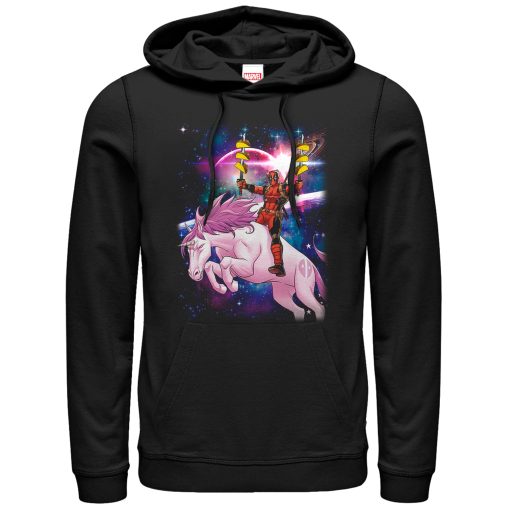 Men’s Marvel Taco Deadpool on Space Unicorn Pull Over Hoodie