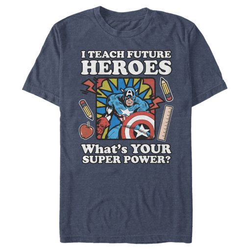 Men’s Marvel Teacher Hero Superpower T-Shirt