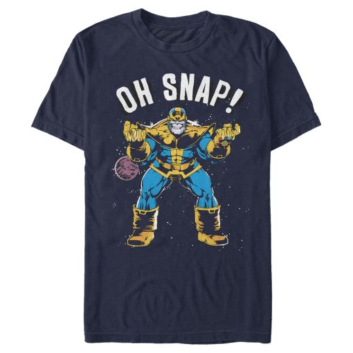 Men’s Marvel Thanos Retro Oh Snap T-Shirt