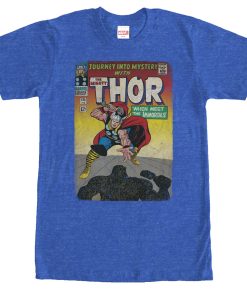 Men’s Marvel Thor Comic Book Cover Print T-Shirt