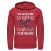 Men’s Marvel Ugly Christmas Spider-Man Season Pull Over Hoodie