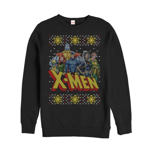 Men’s Marvel Ugly Christmas X-Men Group Sweatshirt