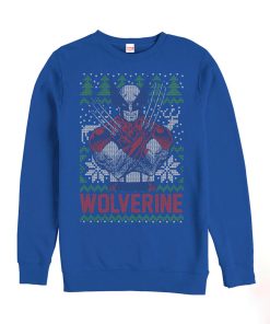 Men’s Marvel Ugly Christmas X-Men Wolverine Sweatshirt