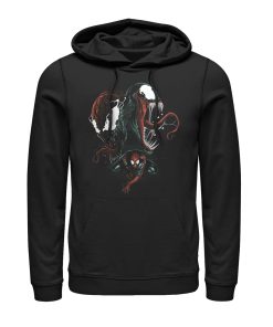 Men’s Marvel Venom Alien Symbiote Duo Pull Over Hoodie
