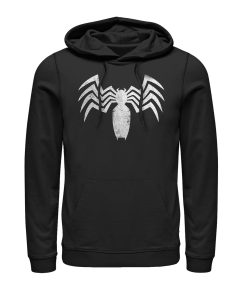 Men’s Marvel Venom Distressed Claw Logo Pull Over Hoodie