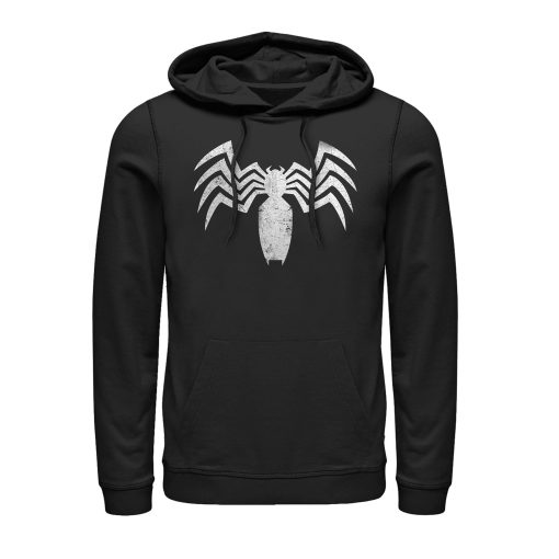 Men’s Marvel Venom Distressed Claw Logo Pull Over Hoodie