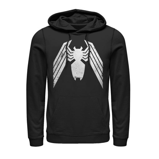 Men’s Marvel Venom Distressed Logo Pull Over Hoodie