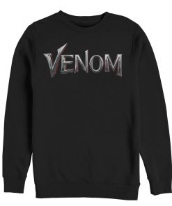 Men’s Marvel Venom Film Metallic Logo Sweatshirt