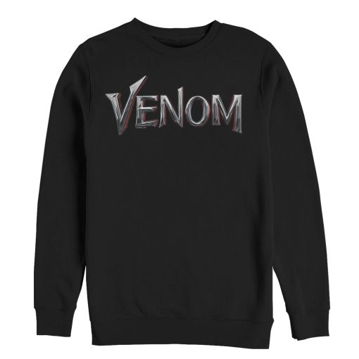 Men’s Marvel Venom Film Metallic Logo Sweatshirt