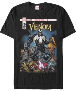 Men’s Marvel Venom Lethal Protector Pile T-Shirt