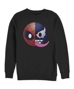 Men’s Marvel Venom Spider-Man Split Emoji Sweatshirt