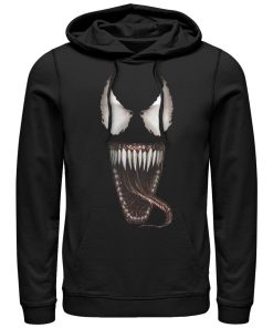 Men’s Marvel Venom Tongue Pull Over Hoodie