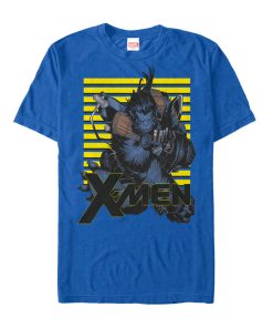 Men’s Marvel X-Men Beast Stripes T-Shirt