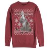 Women_s Frozen Ugly Christmas Friends Sweatshirt
