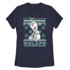Women_s Frozen Ugly Christmas Olaf T-Shirt