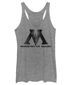 Women_s Harry Potter Ministry Of Magic Logo Racerback Tank Top