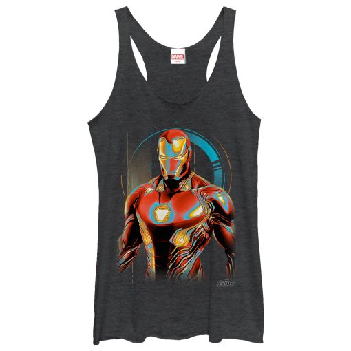 Women_s Marvel Avengers Infinity War Iron Man Future Racerback Tank Top