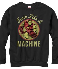 Women_s Marvel Iron Man Train Like a Machine Sweatshirt