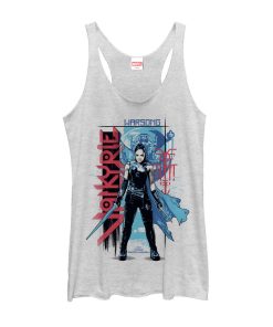 Women_s Marvel Thor Ragnarok Valkyrie Warsong Racerback Tank Top