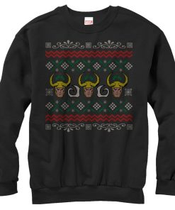 Women_s Marvel Ugly Christmas Loki Sweatshirt