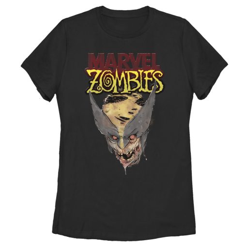 Women_s Marvel Zombies X-Men Wolverine Face T-Shirt